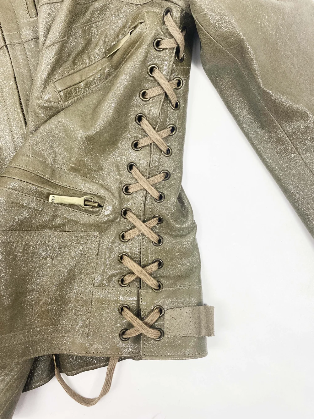 Christian Dior Boutique S/S 2003 leather corset jacket — JAMES VELORIA